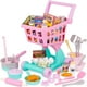 thumbnail image 1 of Set de carrito de compras y supermercado de juguetes Battat Play Circle, 50 piezas, 1 of 6