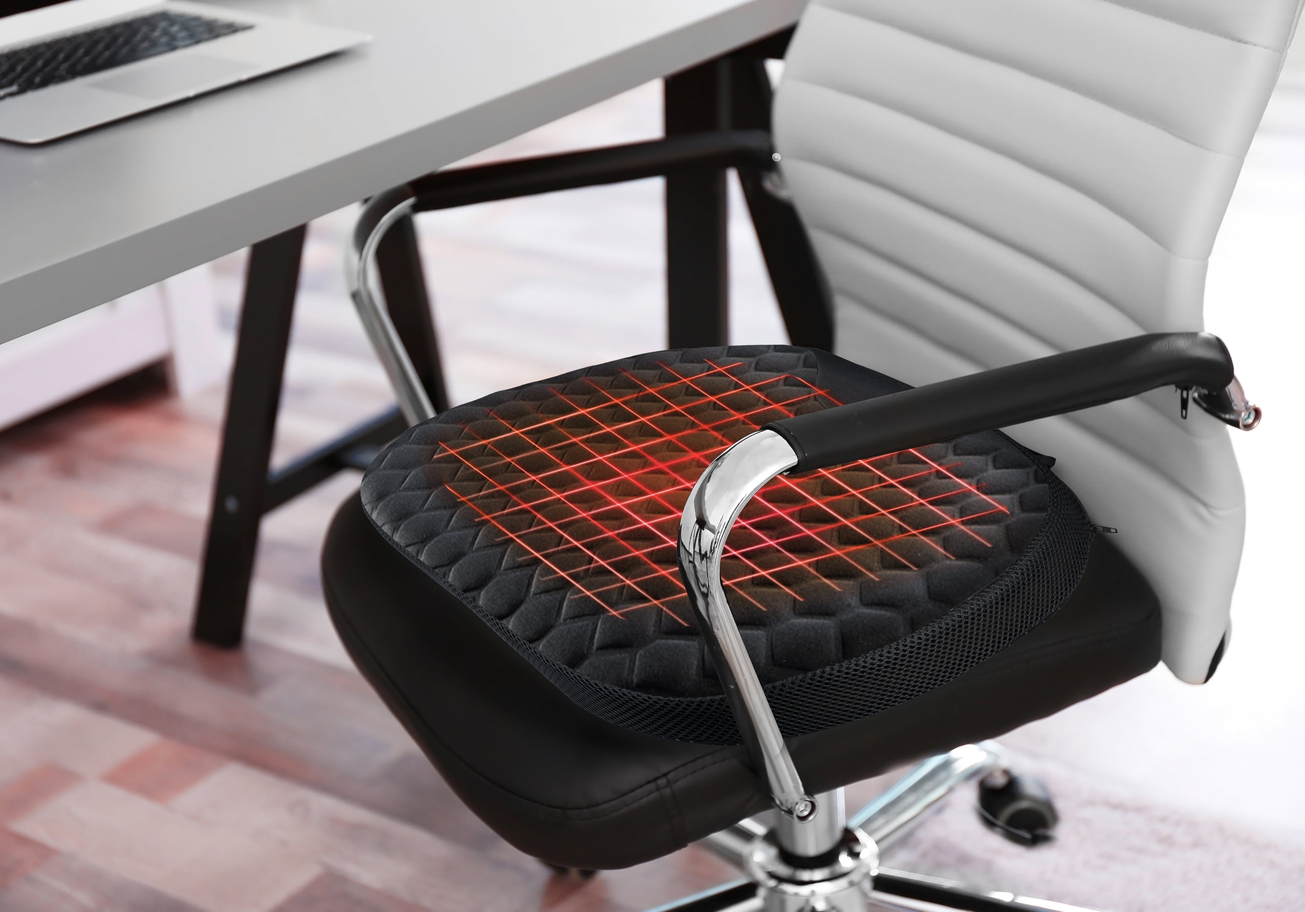TYPE S Infused Gel Seat Cushion with Anti-Bacterial Technology