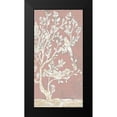 thumbnail image 2 of Vess, June Erica 11x18 Black Modern Framed Museum Art Print Titled - Sweet Chinoiserie II, 2 of 5