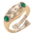 thumbnail image 1 of DPTALR Retro Distressed Matte Ring Cute Creative Opening Adjustable Index Finger Ring, 1 of 1