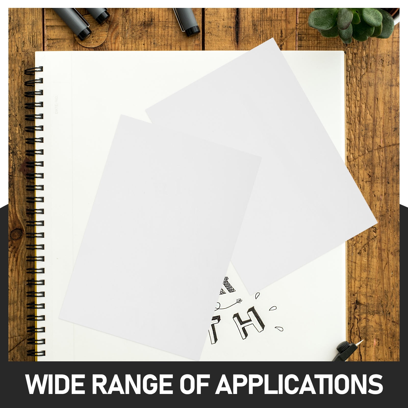 FOMIYES 400pcs White Sketch Paper Bulk for Drawing Sessions Colored Pencil Supplies for Artists
