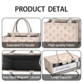 thumbnail image 4 of Large Capacity Tote Bag,Princess with Unicorn Pattern Handbag Fashion Luxury Tote Bag,15.7"x13"x 5.1" Inches,Laptop Compatible, 4 of 6