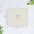 thumbnail image 7 of Square Aesthetic Cute Heart Mouse Pad,Office Home Personalized Mouse Mat Design,Waterproof Funny Mousepad,Non-Slip Rubber Base Computer Mouse Pads for Wireless Mouse,Beige, 7 of 7