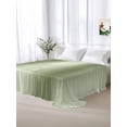 thumbnail image 6 of Sage Green Ombre Flat Sheets Only Full Size, Soft Breathable Bed Top Sheets for Mattress, Modern Abstract Art Farmhouse Gradient Luxury Bedding Flat Sheets for Home Hotel Bedroom Bed Protection, 6 of 9