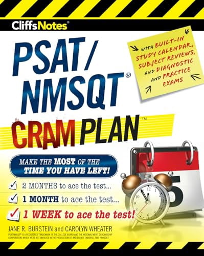 Pre-Owned Cliffsnotes Test Prep CliffsNotes PSAT/NMSQT Cram Plan ...