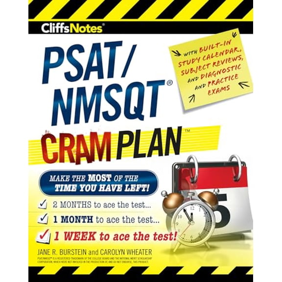 Pre-Owned Cliffsnotes Test Prep CliffsNotes PSAT/NMSQT Cram Plan, (Paperback)