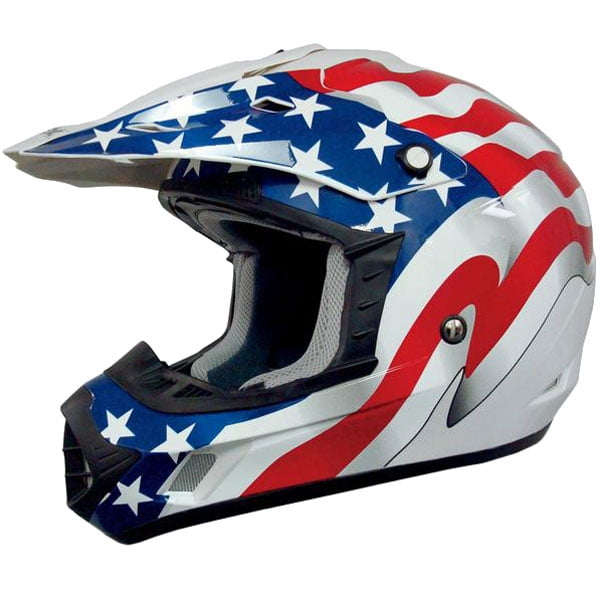 AFX FX-17 Flag MX Offroad Helmet 
