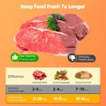 thumbnail image 4 of LUOLAX Commercial Vacuum Sealer Machine Seal a Meal Food Saver System With 20 Free Bags, 4 of 9