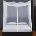 thumbnail image 1 of Mosquito Net for Bed Canopy with Zipper,Canopy Bed Curtains Twin,Twin XL Bed,Mosquito Netting for Patio,Camping,Bug Net for Camping,White, 1 of 5