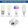 thumbnail image 4 of Mejorador de iluminación para el hogar, conversión de iluminación rentable con adaptador de casquillo de bayoneta con tornillo de bajo consumo, compatible con varios tipos de bombillas (6 piezas), 4 of 5