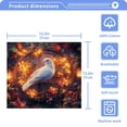 thumbnail image 5 of BZSMCE Towel Cotton Face Towel Soft Hand Towels Fashion Dove Of Dreams Pattern, 5 of 9