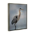 thumbnail image 3 of Stupell Perched Egret Water Reflection Animals & Insects Photography Gray Floater Framed Art Print Wall Art, 3 of 6