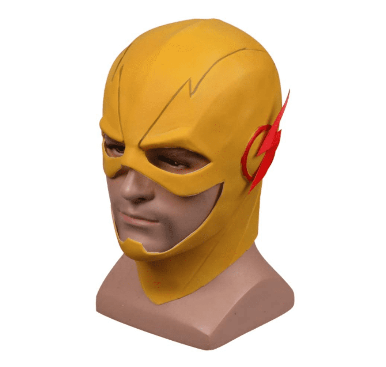 Cosplay The Flash Mask,Yellow Reverse Flash Latex Mask,For Cosplay Halloween Costume Prop - Walmart.com