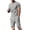 Light Gray, variant on Mens Track Suits 2 Piece Set Casual Striped Cuff Crew Neck Short Sleeve T-Shirt And Drawstring Waist Shorts Two-Piece Tracksuit 2XL Royal Blue