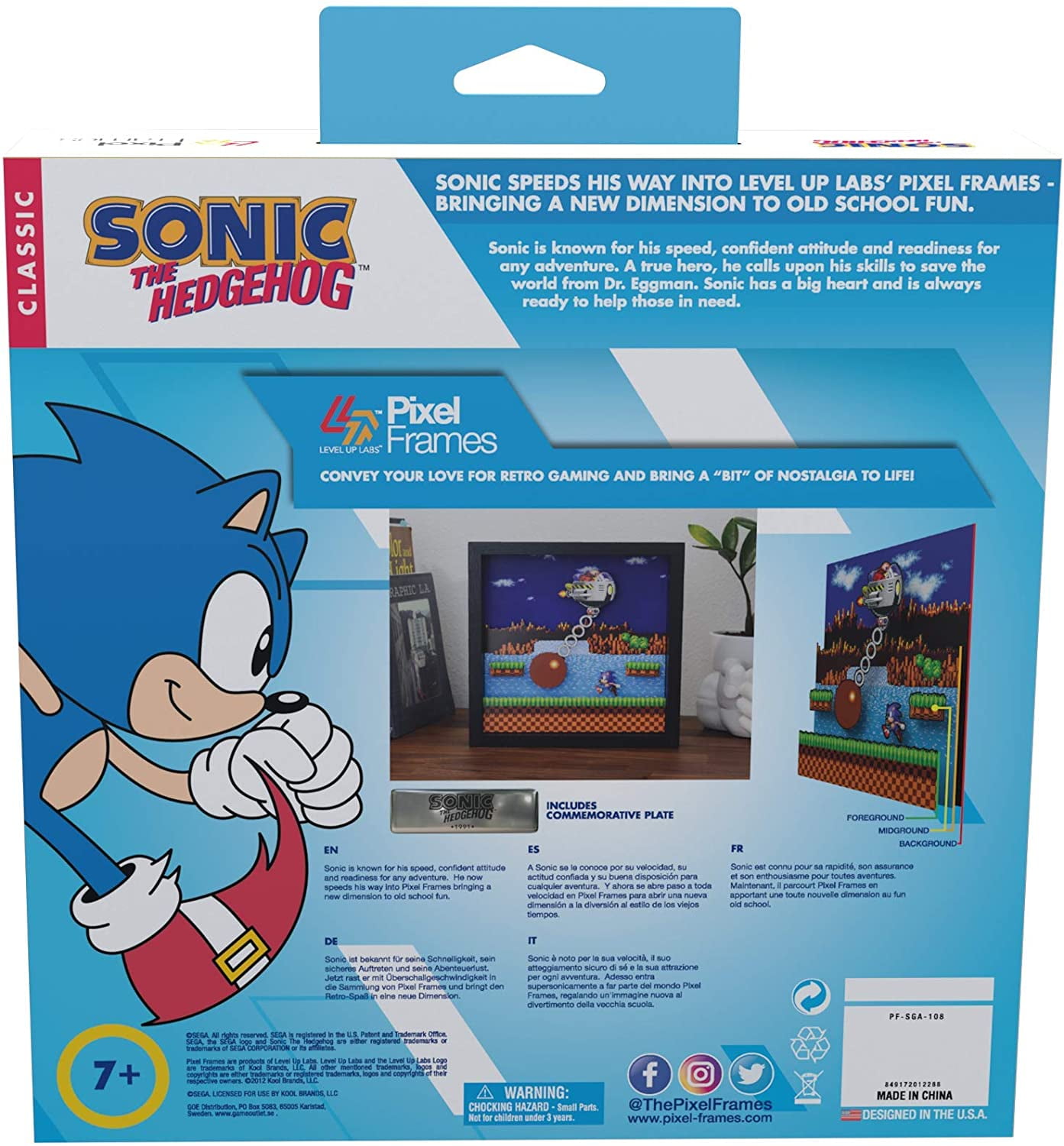 Boneco Sonic Diorama Set 25 Mu R$ 260 - Promobit