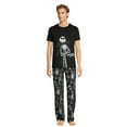 thumbnail image 5 of Nightmare Before Christmas Men’s Jack Skellington Tee and Pants Sleep Set, 2-Piece, Sizes S-2XL, 5 of 5