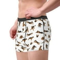 thumbnail image 3 of Wukai German Shepherd Dog Print Men’s Underwear Breathable Boxer Briefs,&nbsp;Moisture Wicking & Breathable-Small, 3 of 7