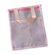 thumbnail image 5 of Bolsa de playa de malla, bolsa de aseo portátil para mujer, ideal para el baño, vacaciones y picnics. Rosa, 5 of 9