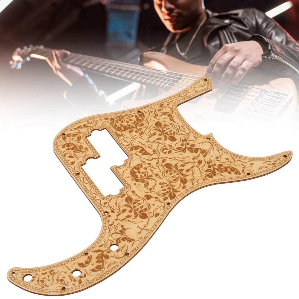 Electric Bass Pickguard Maple Wood Grain Pick Guard Musical Instrument Accessories