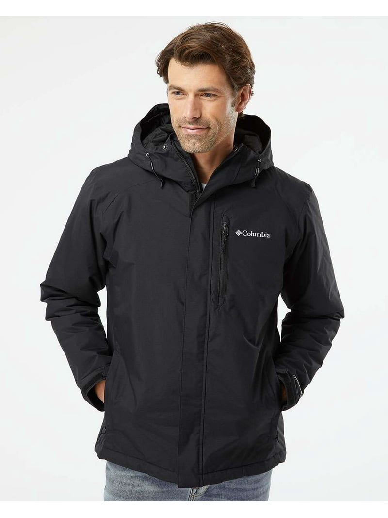Columbia Men's Omni-Heat Hooded Winter Rain Tipton Peak Insulated