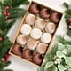 thumbnail image 5 of Juego de 15 bolas navideñas para árbol de Navidad, adornos flocados para árbol de Navidad, bolas colgantes de terciopelo para decoración navideña, 5 of 5