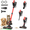 Red, variant on Maircle Cordless Stick Vacuum Cleaner, 36Kpa Strong Suction, 40-Min Runtime, Anti Tangle Headlight Floor Brush, Lightweight, for Pet Hair, ShoPile Carpet, Hard Floor, Home Use, Red