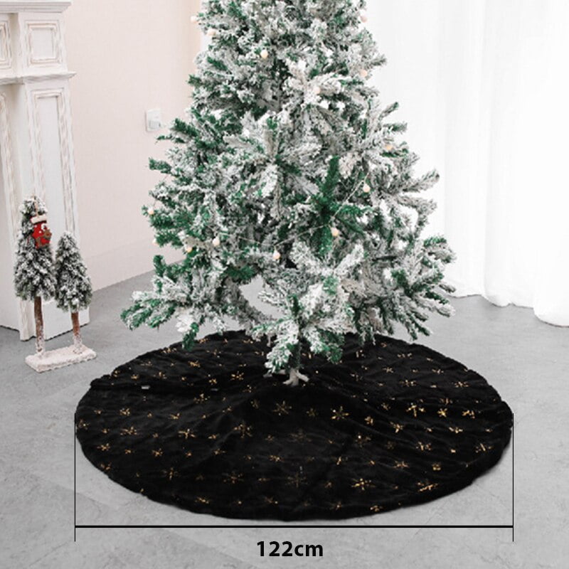 New Year 2022 Christmas Decoration Christmas Tree Skirt Santa Claus Elf Gift Plaid Soft Carpet Home Decor Christmas Ornaments | Walmart Canada