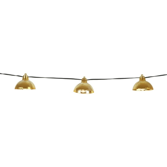 10ct. Gold Shade LED String Lights by Ashland® - Outdoor String Lights for Summer