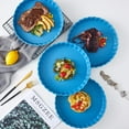 thumbnail image 3 of Bruntmor 10"" Blue Ceramic Pie Pans Set 4, 3 of 8