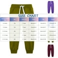thumbnail image 3 of fnnxnal Little Boys 5T Wine Jogger Pants - 2-Pack 100% Polyester Elastic Waist with Drawstring, Quick-Drying Activewear for School/Play, 3 of 3