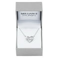 thumbnail image 4 of Brilliance Fine Jewelry Diamond Accent "Love" Heart Necklace Sterling Silver, 4 of 4