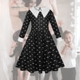 thumbnail image 4 of Vestido negro Wdftyju La Familia Addams Maxiskit para Niños Cosplay 160cm, 4 of 7