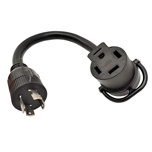 Parkworld 617 Adapter Cord 4 Prong Plug Generator L14 30p To 14 60r Welder Receptacle Nema L14 30 Generator Male To Nema 14 60r Welding Female 30a 125v 250v 1 5ft Walmart Com Walmart Com