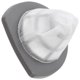 thumbnail image 1 of Accesorios para aspiradoras, filtro de repuesto HEPA para polvo (gris claro), 4 Uds., 1 of 8