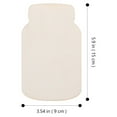 thumbnail image 5 of HOMEMAXS 24pcs Unfinished Wood Signs DIY Mason Jar Shape Wooden Plaques, 5 of 10