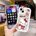 thumbnail image 2 of Carcasa Xiaomi Redmi Note 12 Pro 11S 11 10 Max 10T 9 10S 4G 9S 9T 5G Bow-knot Little Monster Lens Cartoon Cute Hello Kitty Funda De Silicona Suave, 2 of 3