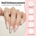 thumbnail image 4 of modelones Builder Nail Gel, 8-in-One Barely Pink Builder, Sheer Pink Rubber Base Gel Polish, LED Lamp Cured Color Base Hardener Strengthener Apex Building Extension for Girls DIY Salon Home, 4 of 8