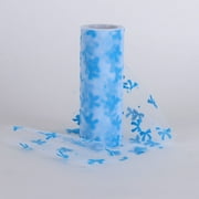 Bow Design Tulle Roll - Turquoise