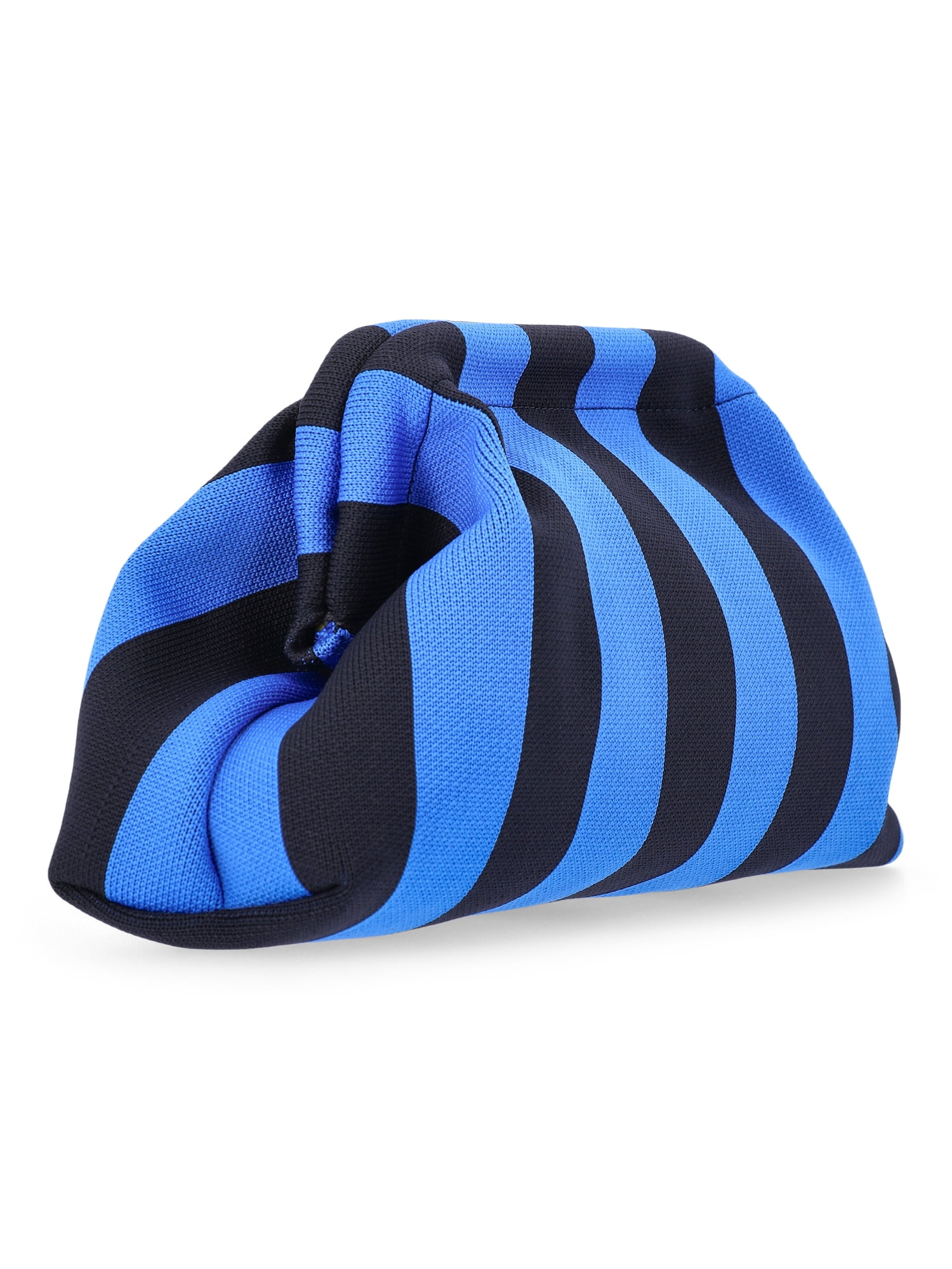 Free Assembly Women's Knit Clutch Handbag, Navy/Blue