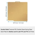thumbnail image 2 of Lámina PEI para Bambu Lab X1/X1C/X1E/P1P/P1S/A1 257,5 x 257,5 mm, 2 of 9