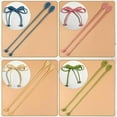 thumbnail image 3 of 2 Pcs Bowknot Chinese Buttons Chinese Closure Buttons for Sweater Cheongsam, 3 of 20