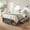 1: Gray (Storage Footboard), variant on Harper & Bright Designs Queen Size Platform Bed with 4 Storage Drawers and Footboard Storage Cubby, Simple Bed Frame No Headboard for Bedroom, Gray