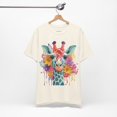 thumbnail image 6 of Giraffe Graphic Unisex 100 Cotton Vintage Animal Art T-Shirt 5, 6 of 61