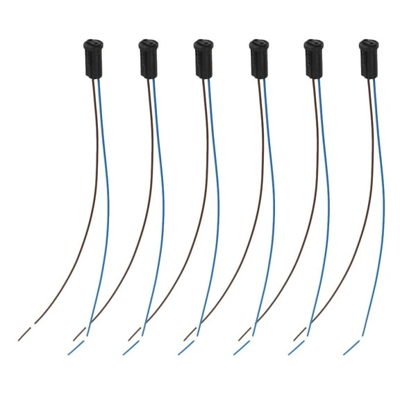 HAKIDZEL G4 Bulb Socket Black 6Pcs Lamp Holder Base