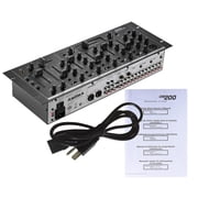 Ammoon Professional 5-Channel DJ Rack Mount Stereo Mixer Mixing Console