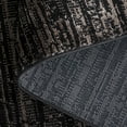 thumbnail image 6 of SAFAVIEH Mila Mellony Distressed Polyester Area Rug, Brown/Black, 6'7" x 6'7" Square, 6 of 11