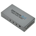 thumbnail image 1 of SPDIF Optical Sound Switch, Plug And Play Low Distortion Digital Sound Switch 3 In 1 Out Over Voltage  Manual Switching  For Stereo Speaker For PC, 1 of 8