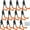 12Pcs Orange, variant on Heavy Duty Garage Hooks 6 Pack, 2.8 inch Small U Shaped Hanger, Wall Mounted Storage System, Power and Garden Tool Organizer, for Hanging Ladders, Hose, Bulk Items and More