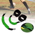 thumbnail image 1 of Bandas elásticas para piernas y tobillos, cuerdas de resistencia para entrenamiento de salto, cinturones de cintura para taekwondo, gimnasio y fitness Verde, 1 of 8