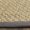 thumbnail image 4 of SAFAVIEH Natural Fiber Arbor Bordered Area Rug, Natural/Dark Gray, 11' x 15', 4 of 12
